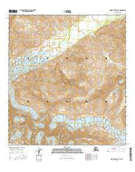 Mount Hayes B-2 SE Alaska Current topographic map, 1:25000 scale, 7.5 X 7.5 Minute, Year 2016