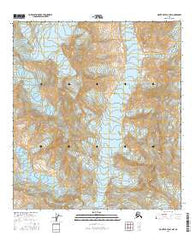 Mount Hayes B-3 NW Alaska Current topographic map, 1:25000 scale, 7.5 X 7.5 Minute, Year 2016