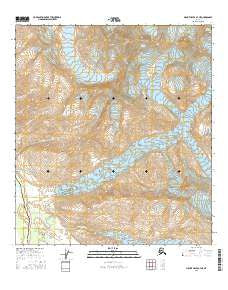 Mount Hayes B-4 NE Alaska Current topographic map, 1:25000 scale, 7.5 X 7.5 Minute, Year 2016
