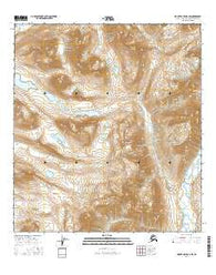 Mount Hayes B-6 SW Alaska Current topographic map, 1:25000 scale, 7.5 X 7.5 Minute, Year 2016
