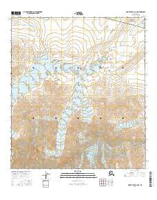 Mount Hayes C-6 NE Alaska Current topographic map, 1:25000 scale, 7.5 X 7.5 Minute, Year 2016
