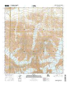 Mount Hayes C-6 NW Alaska Current topographic map, 1:25000 scale, 7.5 X 7.5 Minute, Year 2016