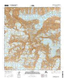 Mount Hayes C-6 SE Alaska Current topographic map, 1:25000 scale, 7.5 X 7.5 Minute, Year 2016