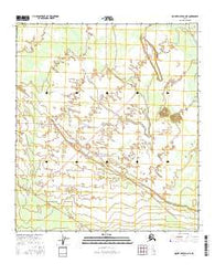 Mount Hayes D-3 NE Alaska Current topographic map, 1:25000 scale, 7.5 X 7.5 Minute, Year 2016