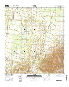 Mount Hayes D-4 SE Alaska Current topographic map, 1:25000 scale, 7.5 X 7.5 Minute, Year 2016