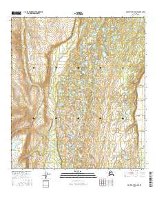 Mount Hayes D-5 SE Alaska Current topographic map, 1:25000 scale, 7.5 X 7.5 Minute, Year 2016