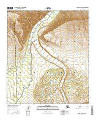 Mount Hayes D-6 NW Alaska Current topographic map, 1:25000 scale, 7.5 X 7.5 Minute, Year 2016
