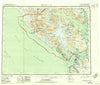 Mt Fairweather Alaska Historical topographic map, 1:250000 scale, 1 X 2 Degree, Year 1951