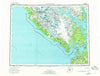 Mt Fairweather Alaska Historical topographic map, 1:250000 scale, 1 X 2 Degree, Year 1961