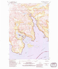 Mt. Katmai A-2 Alaska Historical topographic map, 1:63360 scale, 15 X 15 Minute, Year 1951