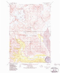 Mt. Katmai A-4 Alaska Historical topographic map, 1:63360 scale, 15 X 15 Minute, Year 1951