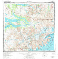Mt Katmai Alaska Historical topographic map, 1:250000 scale, 1 X 2 Degree, Year 1951