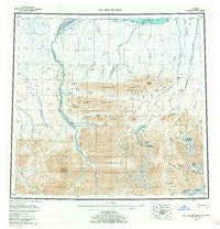 Mt. Michelson Alaska Historical topographic map, 1:250000 scale, 1 X 3 Degree, Year 1956