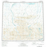 Mt. Michelson Alaska Historical topographic map, 1:250000 scale, 1 X 3 Degree, Year 1956