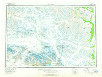 Mt Saint Elias Alaska Historical topographic map, 1:250000 scale, 1 X 3 Degree, Year 1959
