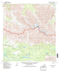 Nabesna C-5 Alaska Historical topographic map, 1:63360 scale, 15 X 15 Minute, Year 1960