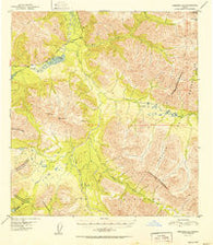 Nabesna D-5 Alaska Historical topographic map, 1:63360 scale, 15 X 15 Minute, Year 1952