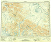 Nabesna Alaska Historical topographic map, 1:250000 scale, 1 X 3 Degree, Year 1950