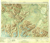 Nabesna Alaska Historical topographic map, 1:250000 scale, 1 X 3 Degree, Year 1951