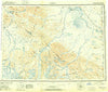Nabesna Alaska Historical topographic map, 1:250000 scale, 1 X 3 Degree, Year 1951