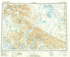 Nabesna Alaska Historical topographic map, 1:250000 scale, 1 X 3 Degree, Year 1950