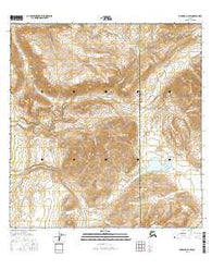 Nabesna A-2 SW Alaska Current topographic map, 1:25000 scale, 7.5 X 7.5 Minute, Year 2016