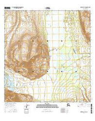 Nabesna A-3 SE Alaska Current topographic map, 1:25000 scale, 7.5 X 7.5 Minute, Year 2016