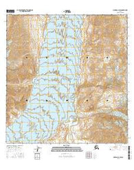 Nabesna A-4 SW Alaska Current topographic map, 1:25000 scale, 7.5 X 7.5 Minute, Year 2016