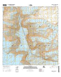 Nabesna A-6 SE Alaska Current topographic map, 1:25000 scale, 7.5 X 7.5 Minute, Year 2016