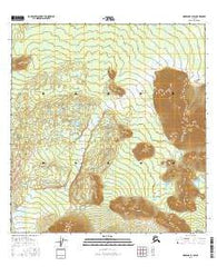 Nabesna B-1 SW Alaska Current topographic map, 1:25000 scale, 7.5 X 7.5 Minute, Year 2016
