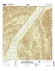 Nabesna B-2 NE Alaska Current topographic map, 1:25000 scale, 7.5 X 7.5 Minute, Year 2016