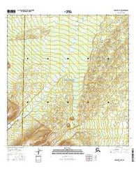 Nabesna B-2 NW Alaska Current topographic map, 1:25000 scale, 7.5 X 7.5 Minute, Year 2016