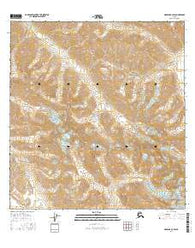 Nabesna B-3 SW Alaska Current topographic map, 1:25000 scale, 7.5 X 7.5 Minute, Year 2016