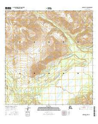 Nabesna B-4 NW Alaska Current topographic map, 1:25000 scale, 7.5 X 7.5 Minute, Year 2016