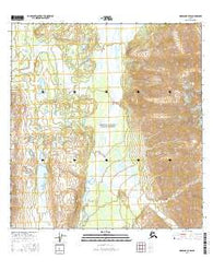 Nabesna B-4 SW Alaska Current topographic map, 1:25000 scale, 7.5 X 7.5 Minute, Year 2016