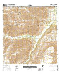 Nabesna B-5 SE Alaska Current topographic map, 1:25000 scale, 7.5 X 7.5 Minute, Year 2016