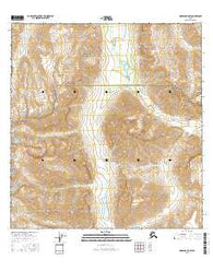 Nabesna B-5 SW Alaska Current topographic map, 1:25000 scale, 7.5 X 7.5 Minute, Year 2016