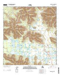 Nabesna C-1 NE Alaska Current topographic map, 1:25000 scale, 7.5 X 7.5 Minute, Year 2013