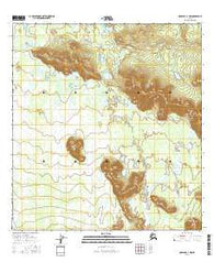 Nabesna C-1 NW Alaska Current topographic map, 1:25000 scale, 7.5 X 7.5 Minute, Year 2016