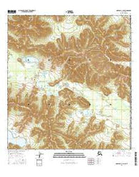 Nabesna C-1 SE Alaska Current topographic map, 1:25000 scale, 7.5 X 7.5 Minute, Year 2016