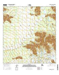 Nabesna C-1 SW Alaska Current topographic map, 1:25000 scale, 7.5 X 7.5 Minute, Year 2016