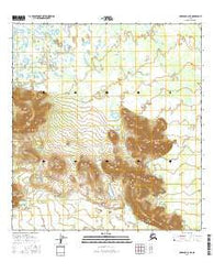 Nabesna C-2 NE Alaska Current topographic map, 1:25000 scale, 7.5 X 7.5 Minute, Year 2016