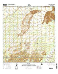 Nabesna C-2 SE Alaska Current topographic map, 1:25000 scale, 7.5 X 7.5 Minute, Year 2016