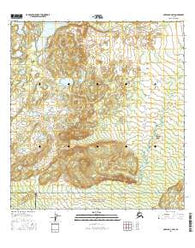 Nabesna C-2 SW Alaska Current topographic map, 1:25000 scale, 7.5 X 7.5 Minute, Year 2016