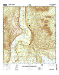Nabesna C-3 NE Alaska Current topographic map, 1:25000 scale, 7.5 X 7.5 Minute, Year 2016