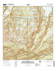 Nabesna C-3 SE Alaska Current topographic map, 1:25000 scale, 7.5 X 7.5 Minute, Year 2016