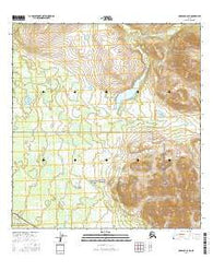 Nabesna C-6 NE Alaska Current topographic map, 1:25000 scale, 7.5 X 7.5 Minute, Year 2016