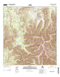 Nabesna D-1 SE Alaska Current topographic map, 1:25000 scale, 7.5 X 7.5 Minute, Year 2013