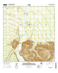 Nabesna D-3 SE Alaska Current topographic map, 1:25000 scale, 7.5 X 7.5 Minute, Year 2016