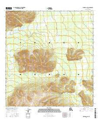Nabesna D-4 SE Alaska Current topographic map, 1:25000 scale, 7.5 X 7.5 Minute, Year 2016
